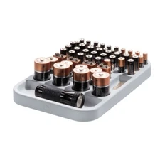 iDesign Eco BPA-Free Recycled Plastic Divided Battery Organizer Insert