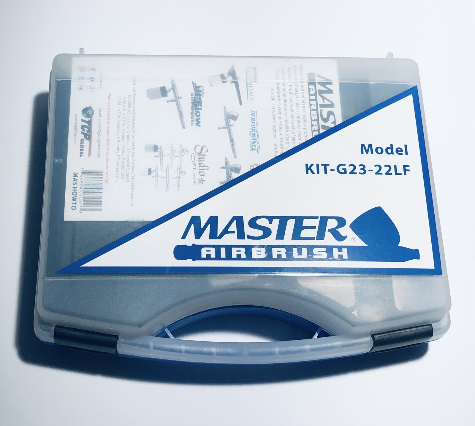 Master G23 Gravity Feed Airbrush Kit Mini Air Compressor Hobby Craft Art Cake