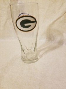 Miller Lite Green Bay Packer Beer Glass