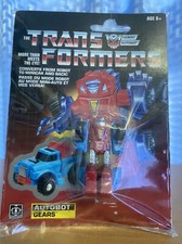 Transformers Autobot Gears Retro Reissue   Hasbro 2023 MOC   Minibot G1 Style .
