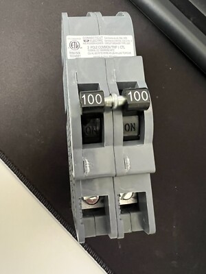 Zinsco QCAL100 100A 2-Pole Circuit Breaker