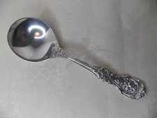 REED & BARTON FRANCIS 1ST STERLING CREAM SOUP SPOON 5 7/8" OLDER MK NO MONO