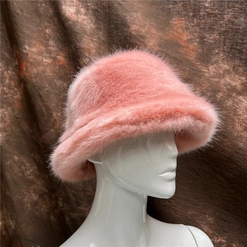 women Autumn and Winter Women's Warm Artificial Fox Fur Pot Hat Fashion - Picture 15 of 72
