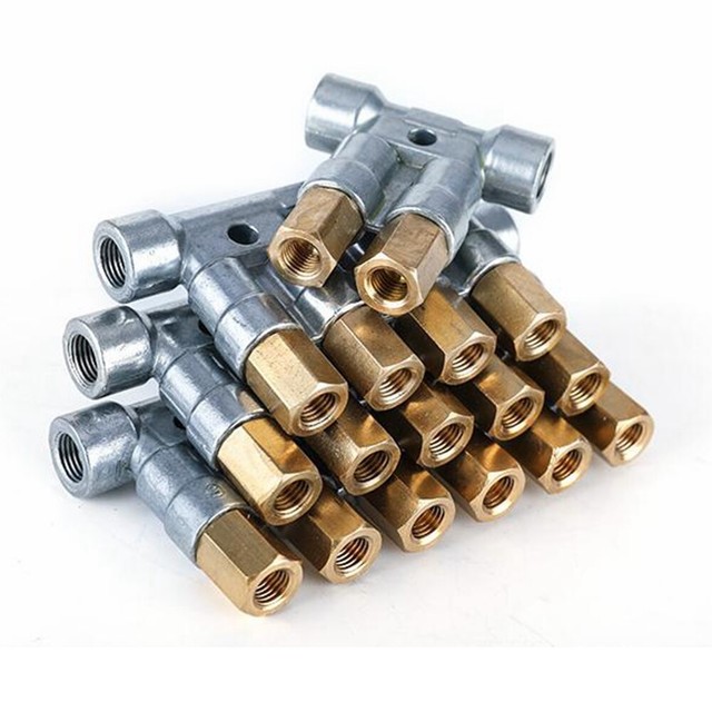 1pc 2 3 4 5 6 Way Aluminum Lube Oil Piston Distributor Value Manifold
