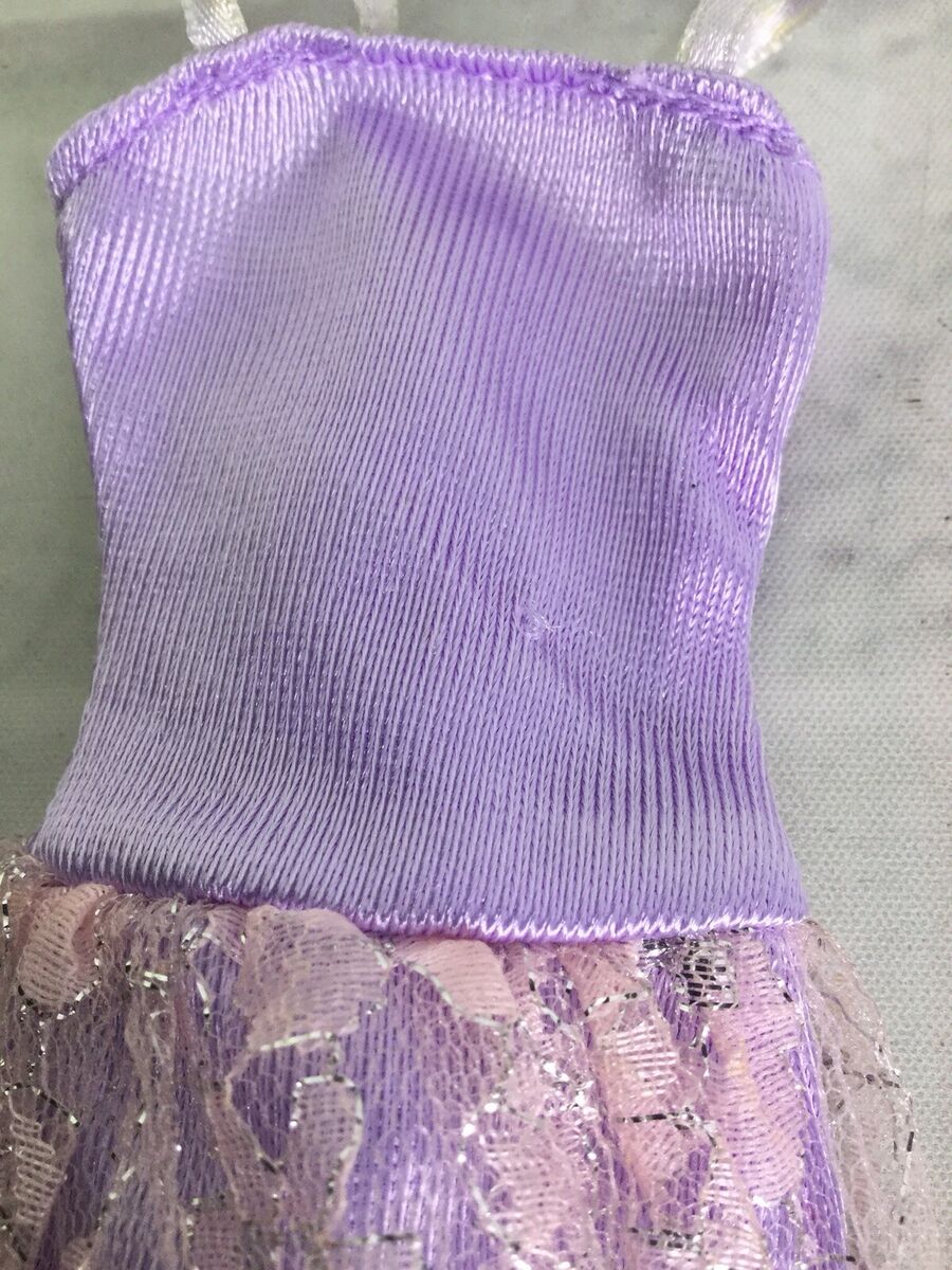 VTG Mattel Doll Clothing Genuine Barbie 80s 90s Fashion Purple