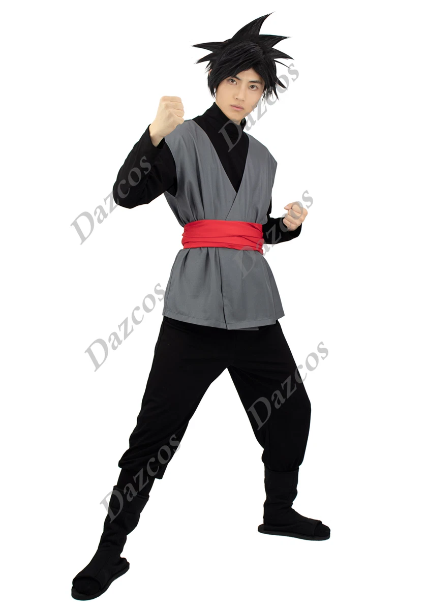 DAZCOS Black Cosplay Costume Zamasu Kung Fu Suit