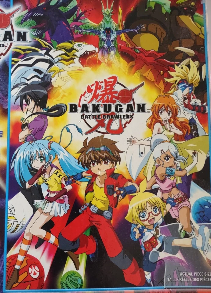 Póster rompecabezas Bakugan Battle Brawlers 2008 300 piezas tamaño con póster de pared nuevo sellado Foto 4 de 4