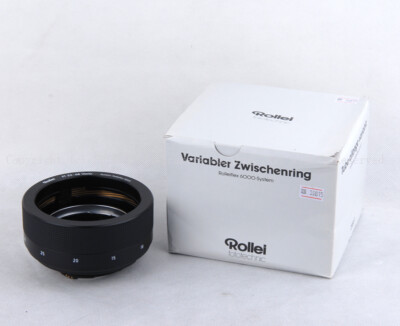 Rollei ET 22-68mm Extension Tube Macro 25857 for Rolleiflex 6000/6008 Hy6 Sinar