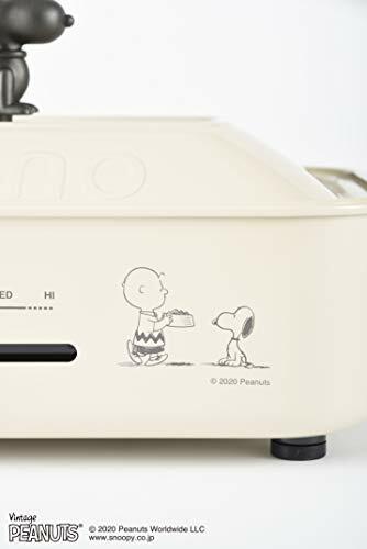 BRUNO Compact Hot Plate pancake BOE070-ECRU PEANUTS Snoopy Japan
