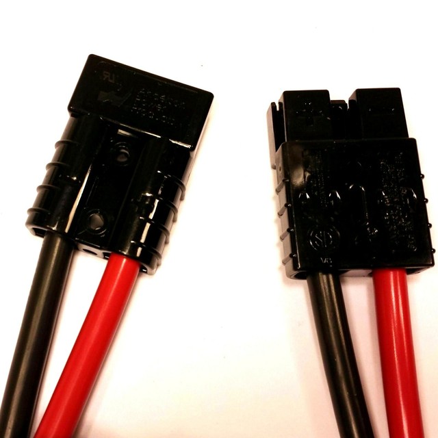 Anderson SB50 Connector Set Cable Wire Quick Connect Battery Plug Kit Anderson SB50 Connector Set Cable Wire Quick Connect Battery Plug Kit