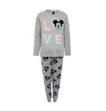 Disney Mickey Mouse LOVE Cosy Fleece Pyjamas Ladies Women Primark BNWT