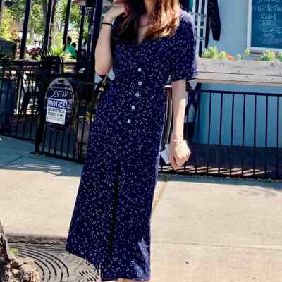 blue prom dresses satin Navy Blue Mermaid V Neck Rhinestone Prom Dresses, MP943 main image 1