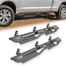 Three Raised Steps Running Boards For 2004-2025 Titan & 2016-2025 XD Crew Cab