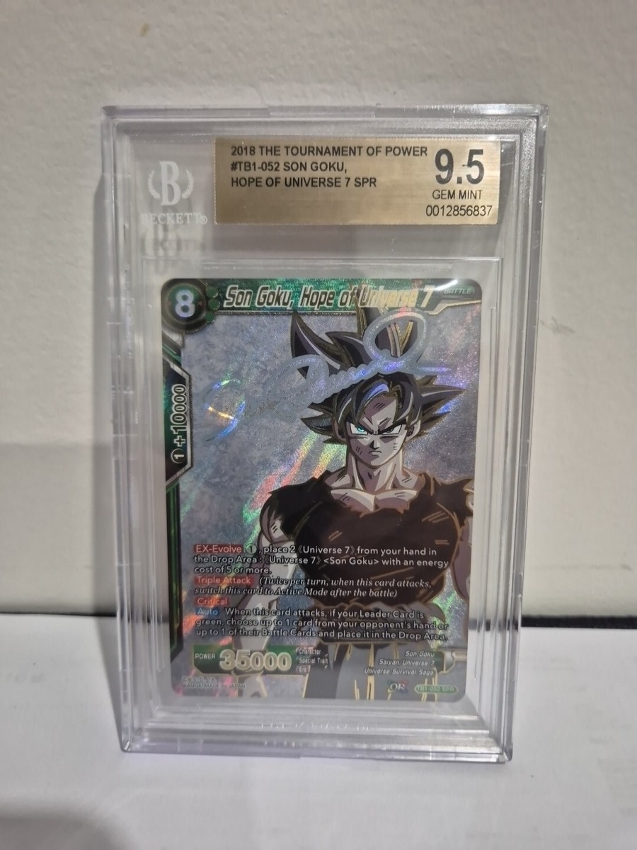 Dragon Ball card Son Goku, Hope of Universe 7 TB1-052 SPR Dragon Ball card Son Goku, Hope of Universe 7 TB1-052 SPR