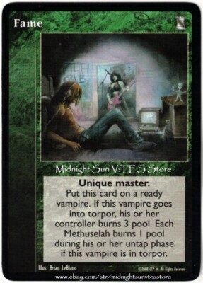 Fame Keepers of Tradition V:TES VTES Vampire CCG