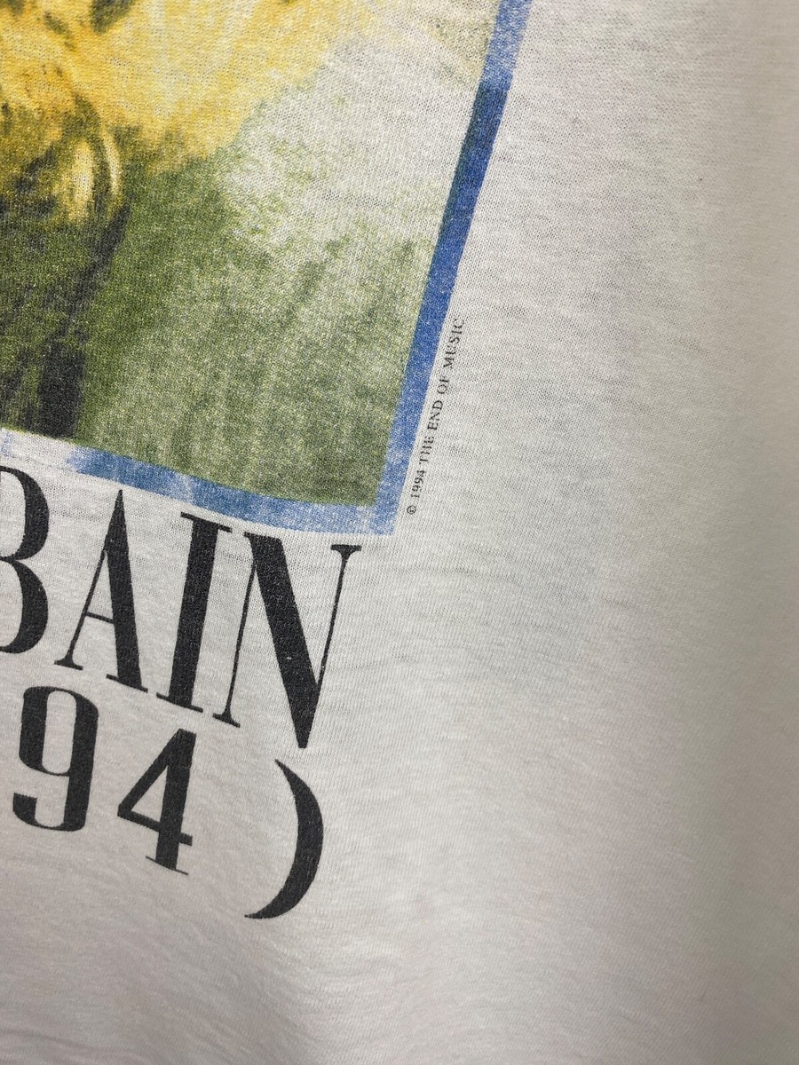Vintage 1994 Kurt Cobain Nirvana Memorial T-Shirt Rare Retro Vintage 1994 Kurt Cobain Nirvana Memorial T-Shirt Rare Retro