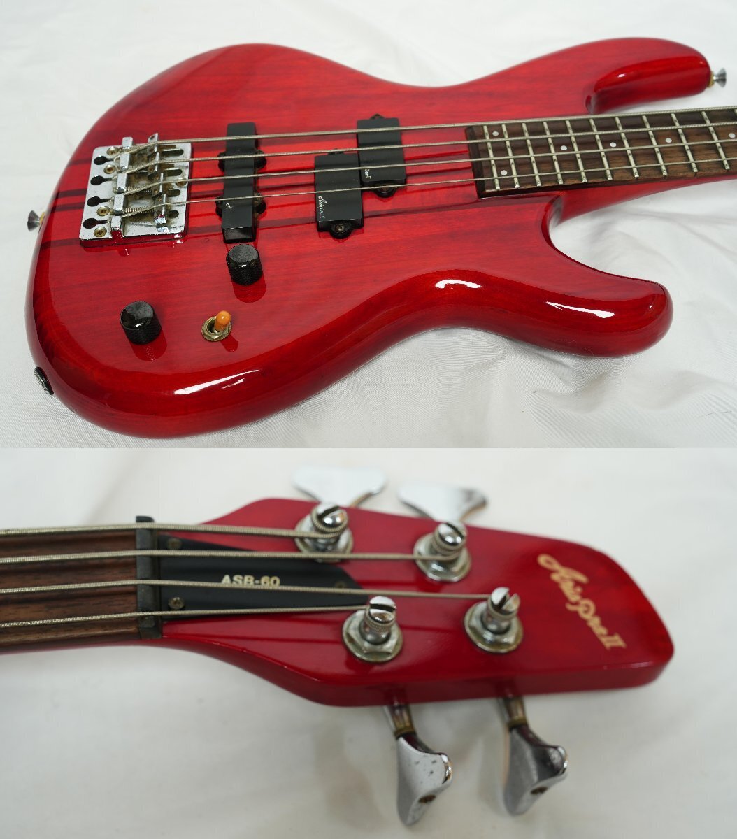 Aria Pro II ASB-60 シースルーレッド