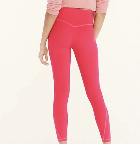 J. Crew NWT CloudStretch High-Rise Leggings - Wild Hibiscus Pink - Size X Small - Picture 3 of 3