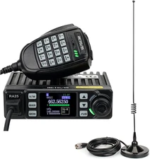 Retevis GMRS Radio Communication Solutions, RA25 GMRS Mobile Car Radio Mini Mobi