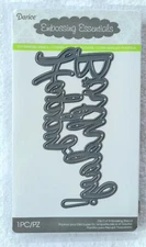 Darice Embossing Essentials Happy Birthday Die Cut Embossing Stencil New