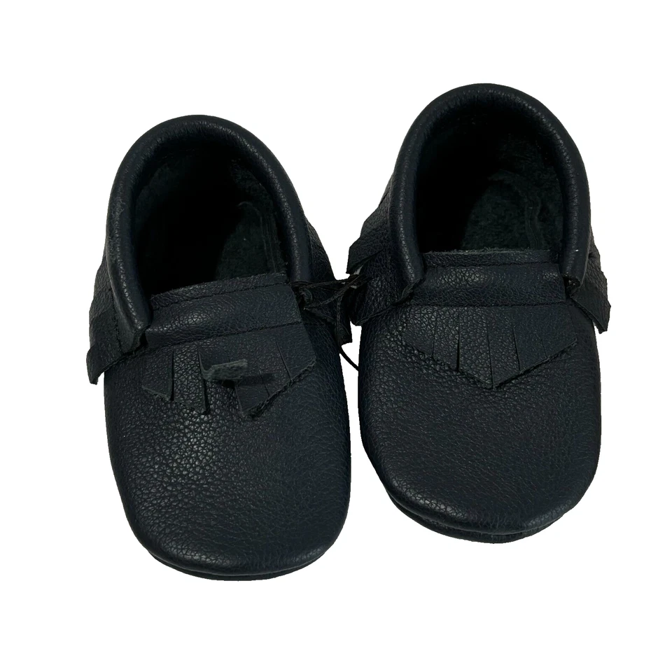 NEW Leather Blue Copper Mary Jane Shoe 2 Pair Moccasins Handmade Dress 5" - Image 2 of 4