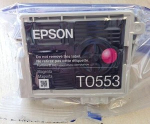 Epson T0553 Magenta Ink Stylus Photo R240 R245 RX420 RX425 RX520 D | eBay