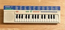VINTAGE Casio SA-7 100 Sound Tone Bank 15  X 4.5  Small Keyboard GUC Works Great