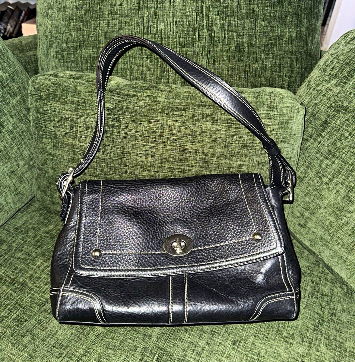 Coach Turn Lock Solid Bags & Handbags for Women for sale | eBay