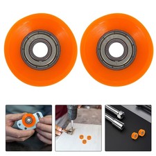  5 Pcs Drawer Roller Wheel Groove Guide Pulley Ball Bearing Nylon Wheels