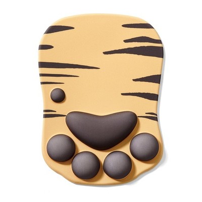Mouse Pad with Wrist Support, Cat Paw, Ergonomic, 3D Silicone Gel, Mouse...