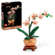 LEGO Botanicals Mini Orchid - Artificial Flowers Set for Adults