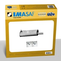 Imasaf Auspuff MSD Mitteltopf für Ford Transit Bus 2.3 D 46KW 60-125 -09/78