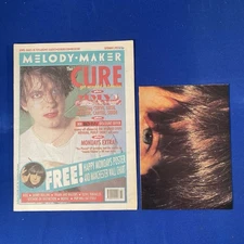 Melody Maker September 5, 1992 The CURE + FREE HAPPY MONAYS POSTER
