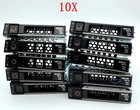 Lot 10 DXD9H Dell G14 2.5" SAS SATA HDD Tray Caddy R440 R640 R740 R740XD R940