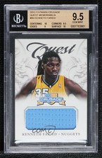 2012-13 Panini Crusade Quest Memorabilia Kenneth Faried #99 BGS 9.5 GEM MINT 0s3