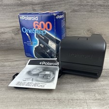 Polaroid One Step 600 Vintage Instant Film Camera W Box Manual