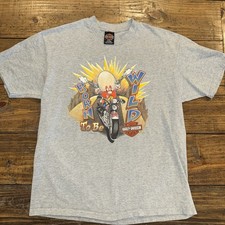 Vintage 2000 Y2K Harley-Davidson Yosemite Sam Taz Born To Be Wild XL T-shirt