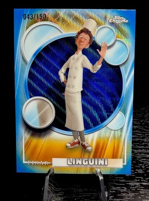 2026 Topps Chrome Disney #48 Linguini Blue Wave Refractor /150