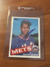 Dwight Gooden autographed baseball card Mets 2010 Topps #CMT34 1985 Rookie Style. rookie card picture