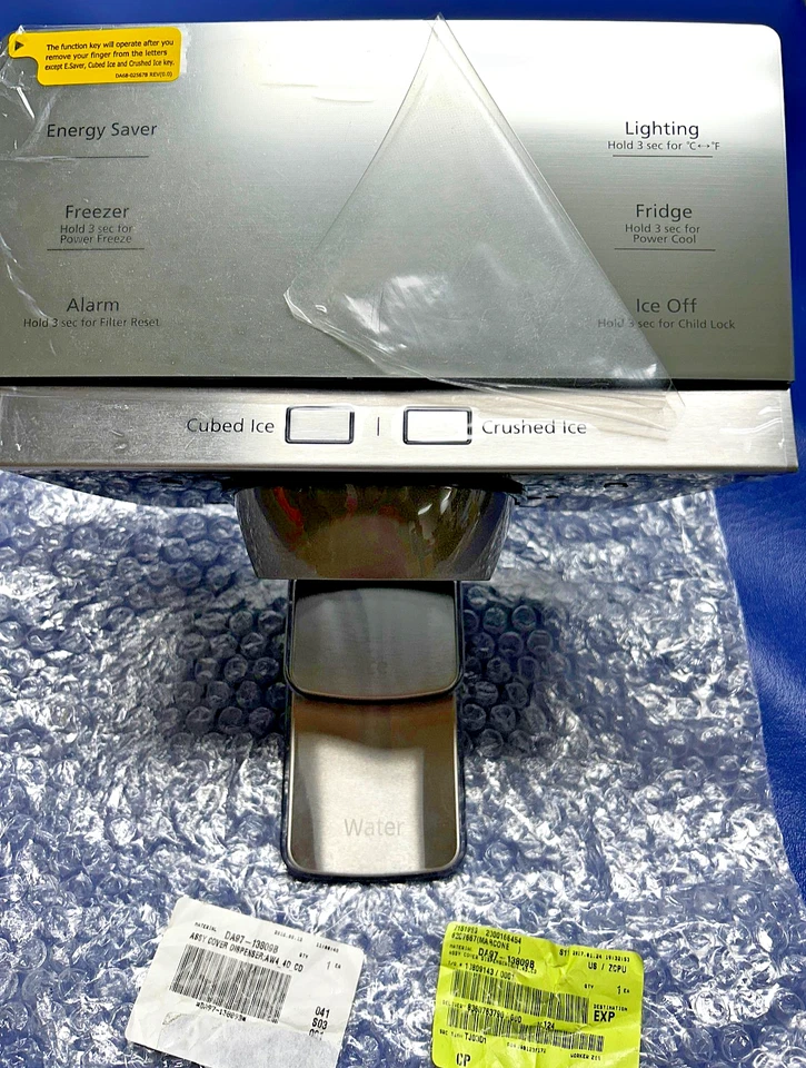 NEW GENUINE OEM SAMSUNG DA97-13809B REFRIGERATOR WATER & ICE DISPENSER & COVER - Image 2 of 4