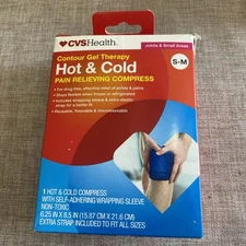 Contour Gel Therapy Wrap - Hot & Cold Compress Wrap Joint & Small Areas S-M