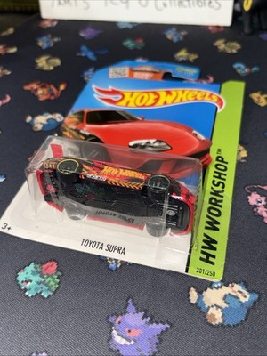 Hot Wheels HW Workshop (2013) Red Toyota Supra Toy Car 201/250 G50