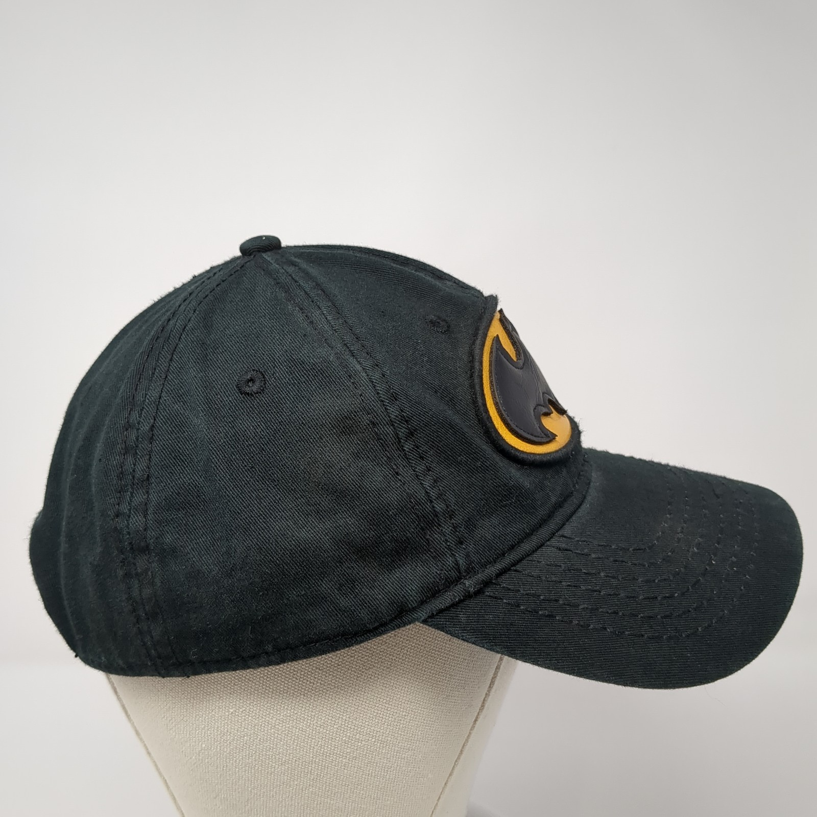 Batman Logo Patch Snapback Hat Black One Size Adj… - image 5