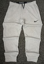 Men's Large Nike Dri Fit Track Pants. Grey, Joggers, Training bottoms, Gym,