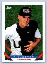 A.J. Hinch 1993 Topps Traded Team USA #12T 