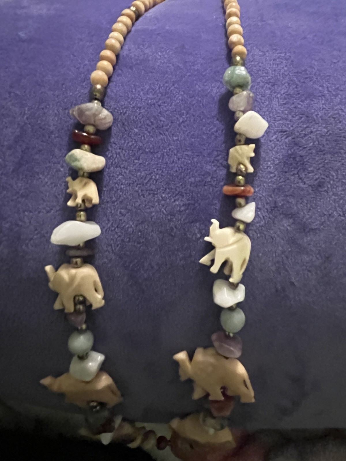 Assorted Crystal Elephant Necklace - image 4