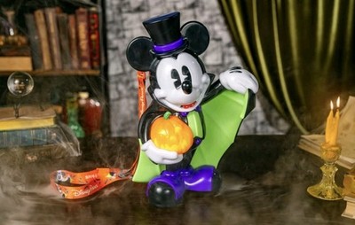 Disney Parks 2026 Halloween Vampire Mickey Mouse Pumpkin Popcorn Bucket New