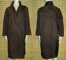 BORDEAUXF. REGENMANTEL - RAINCOAT - NYLON - VINTAGE - SALVER - GR. M - L