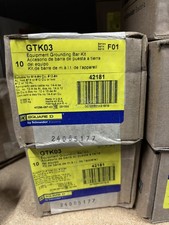 Square D GTK03 Eqiupment Grounding Bar Kit New in Box Qty.10