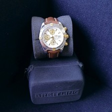 Breitling Chronomat B13356 Watch 44mm Deployant Clasp Leather USA located
